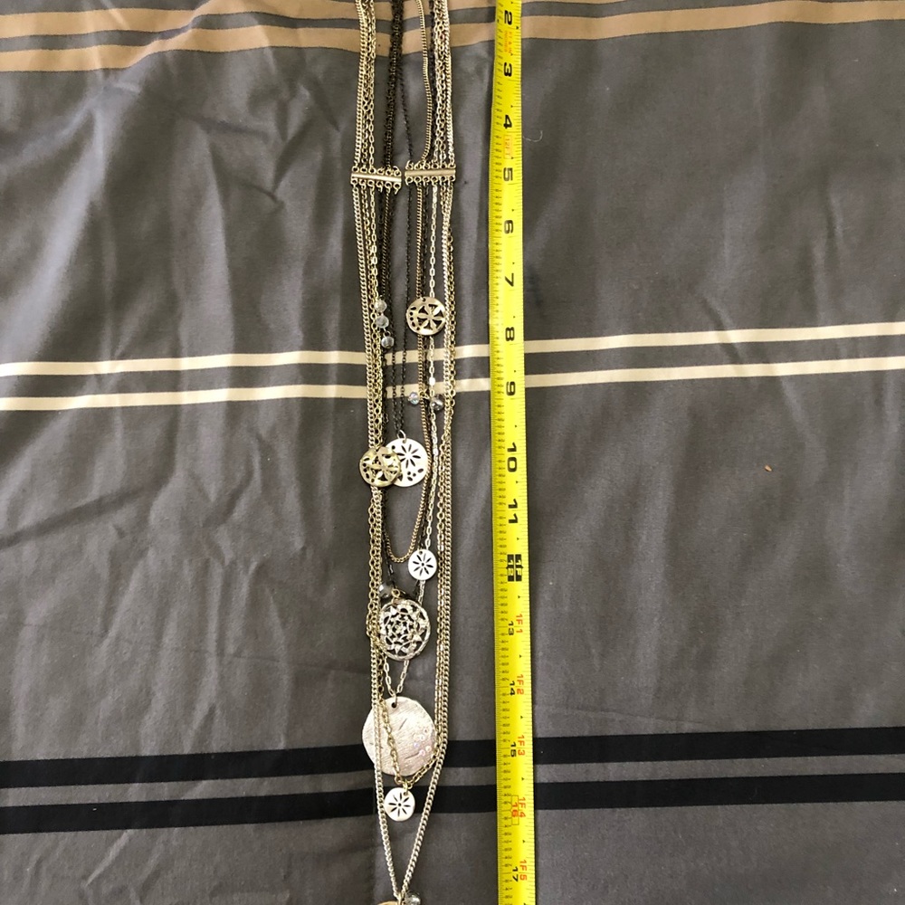 Long Layering Necklace. - Picture 2 of 2